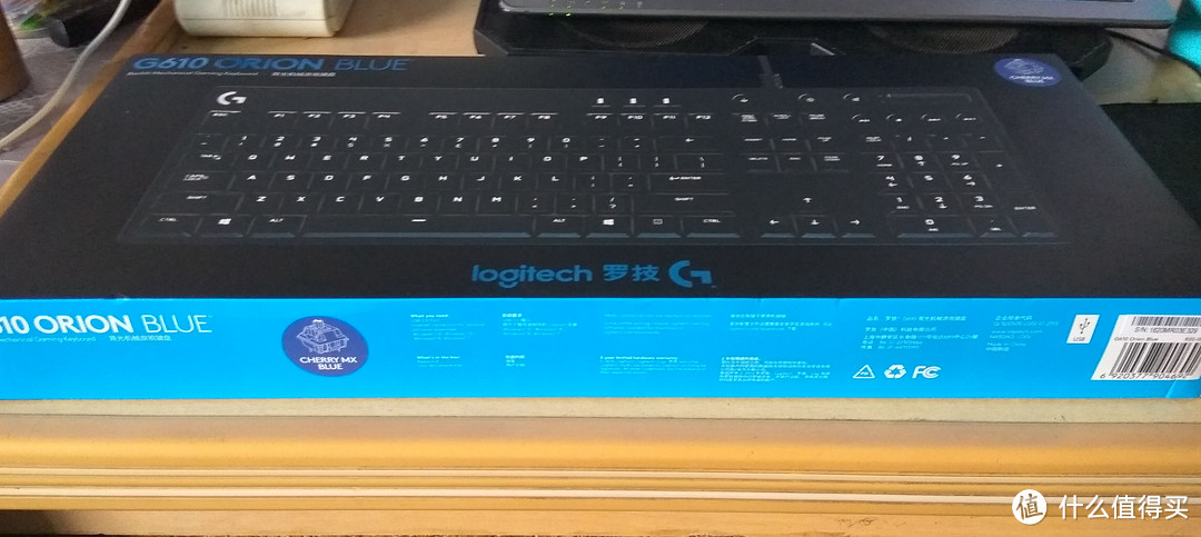 回归原厂：Logitech 罗技 G610 Orion Blue 青轴机械键盘 开箱及评测