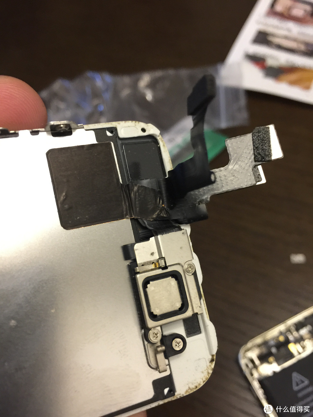 一次懵逼的 iphone 5S 屏幕总成 更换