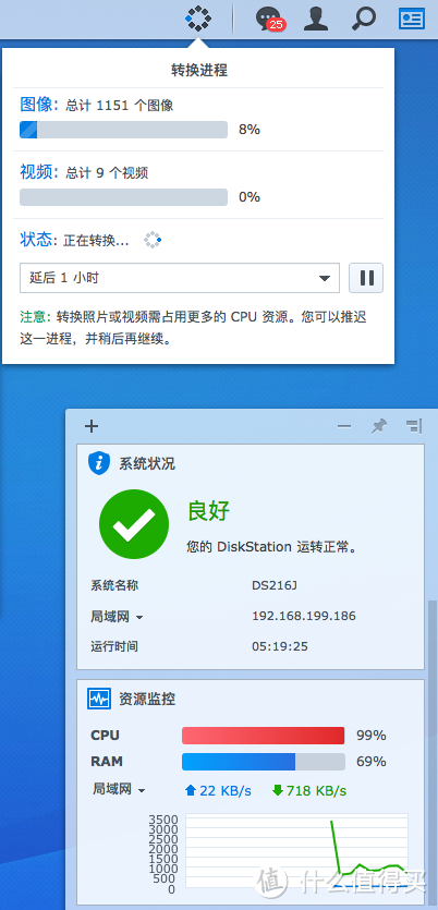 家庭的百宝箱 — Synology 群晖 DS216j 存储中心