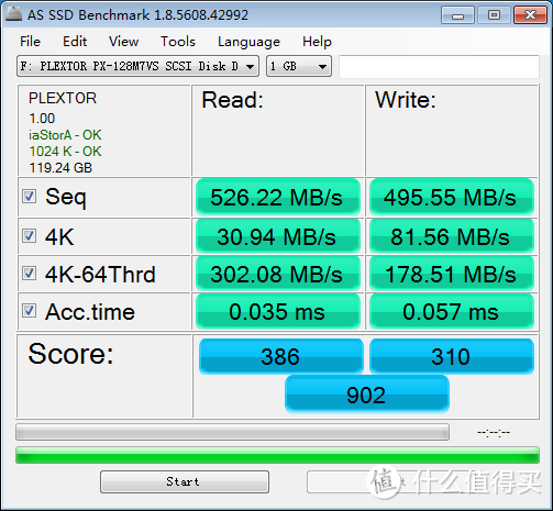 让NUC告诉你PLEXTOR 浦科特 M7VS 2242与2280 固态硬盘 的区别