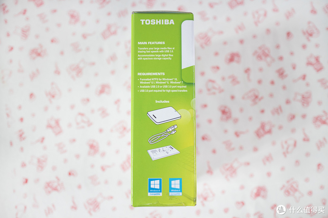 家有一小熊 — TOSHIBA 东芝 CANVIO BASICS 2TB 白色移动硬盘 开箱及简测