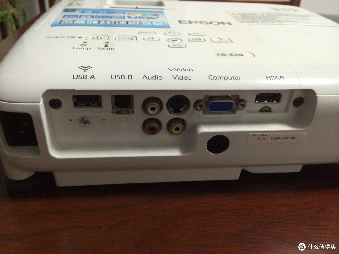 来，先开个会 — EPSON 爱普生 CB-X24 投影仪 使用报告
