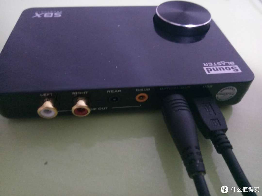 最廉价的光纤音频输出组合：漫步者 S1000+创新 Sound Blaster X-Fi Surround 5.1 pro