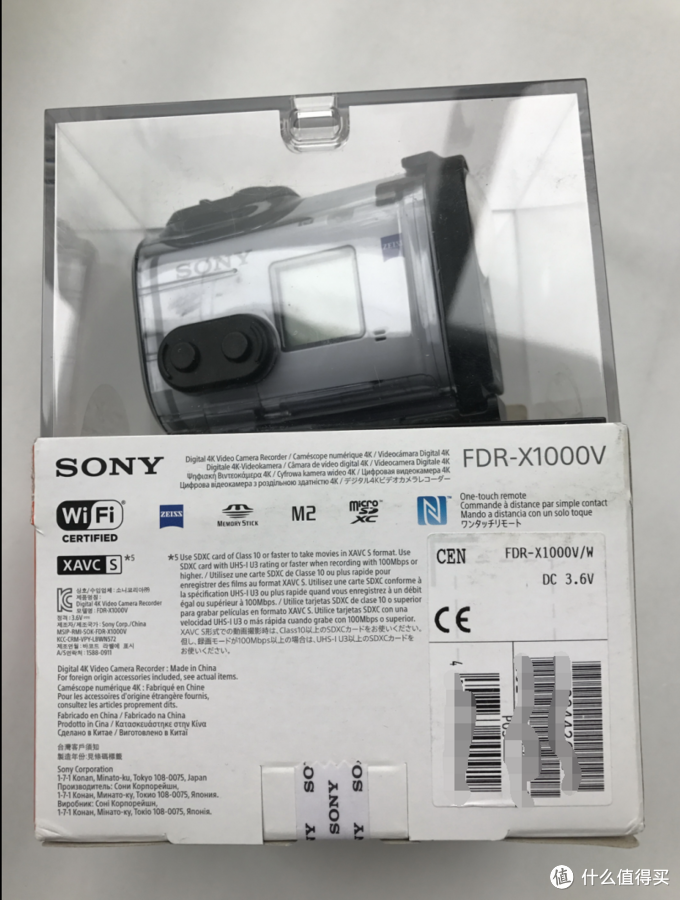 迟到半年多的晒单：SONY 索尼 X1000V 4K运动摄像机