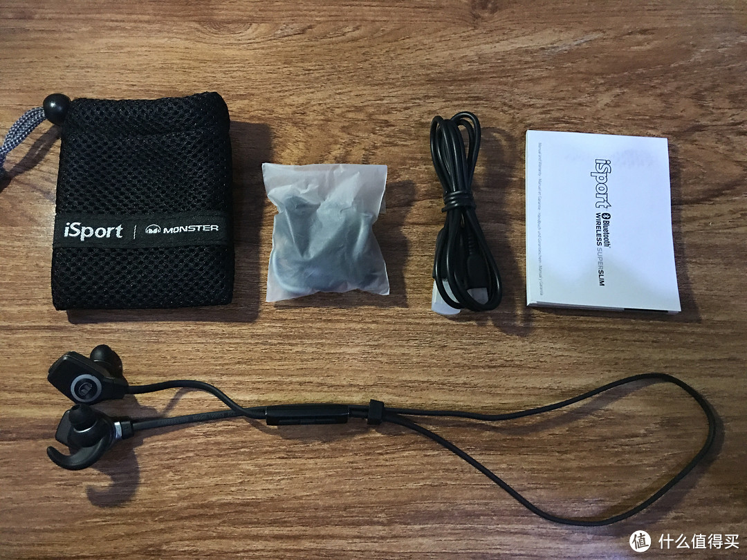 Monster 魔声 Isport Superslim 黑色 蓝牙运动耳机