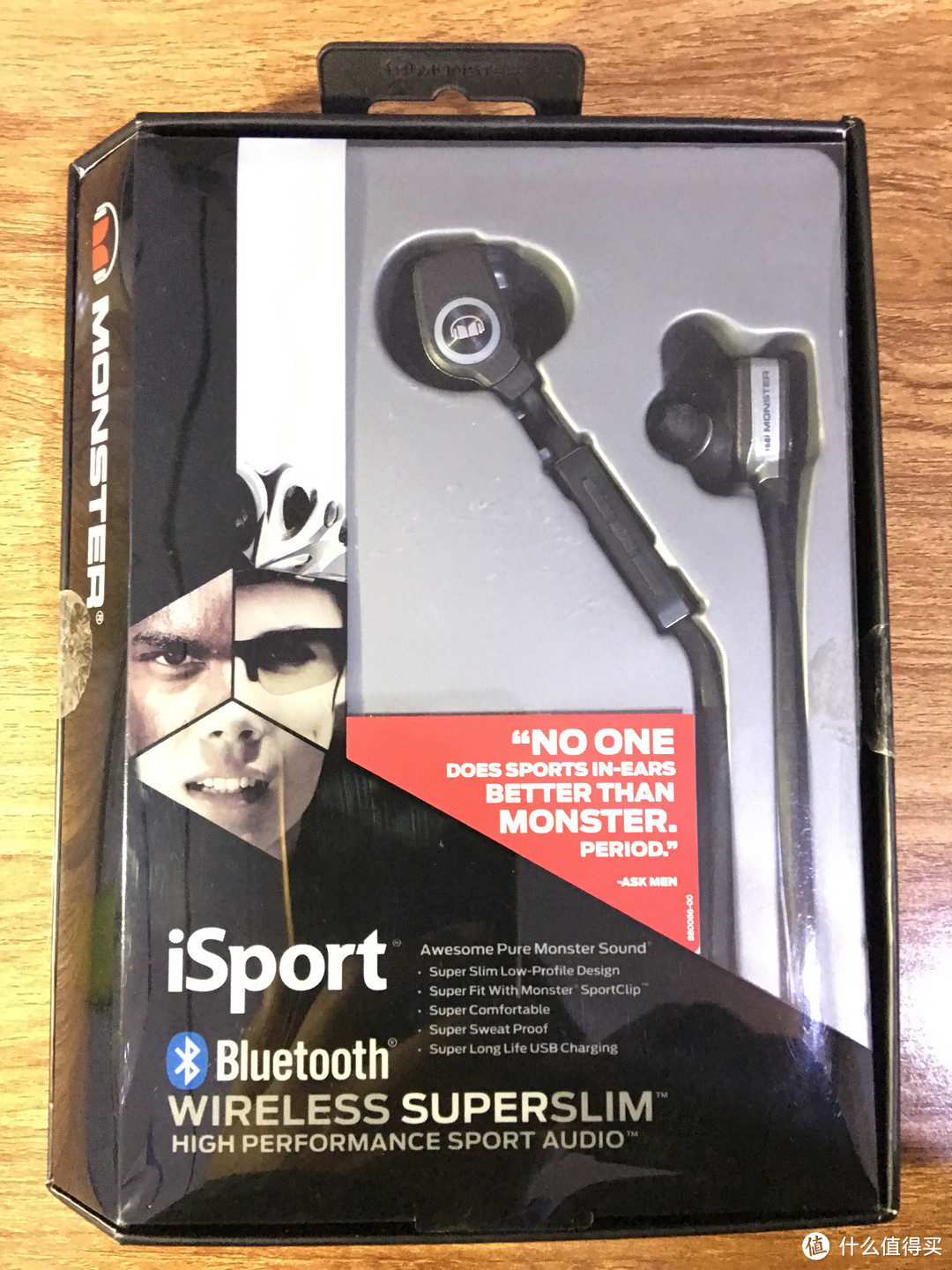 Monster 魔声 Isport Superslim 黑色 蓝牙运动耳机