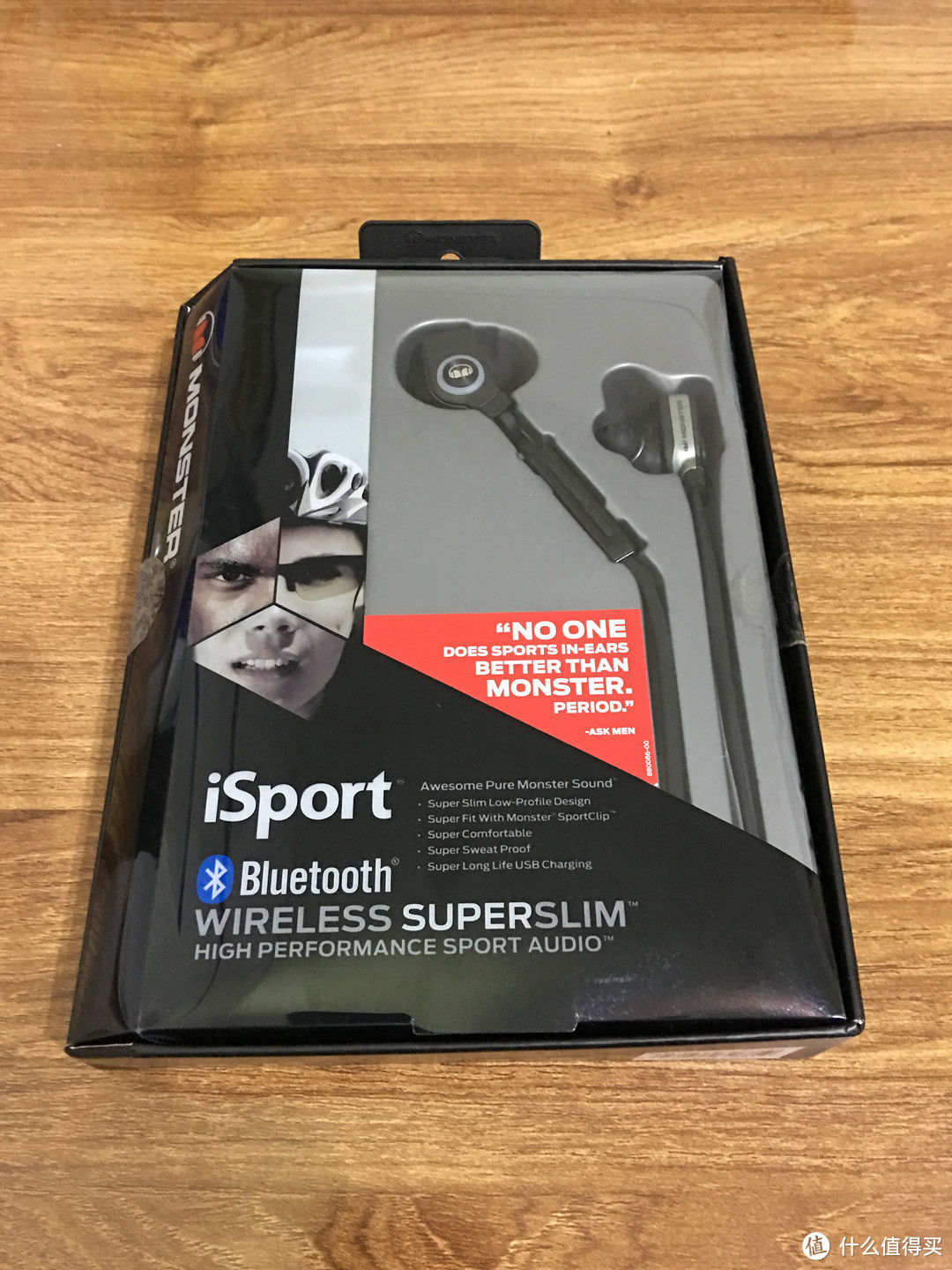 Monster 魔声 Isport Superslim 黑色 蓝牙运动耳机