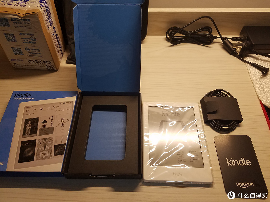 穷人还是够用就好啦：新版入门版kindle 电子书阅读器 开箱