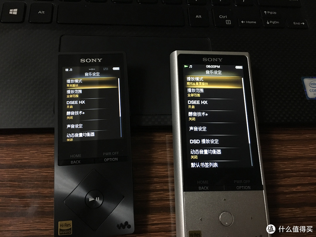 从一般随身角度对比评测大法 SONY 索尼 NW-ZX100和A20 播放器