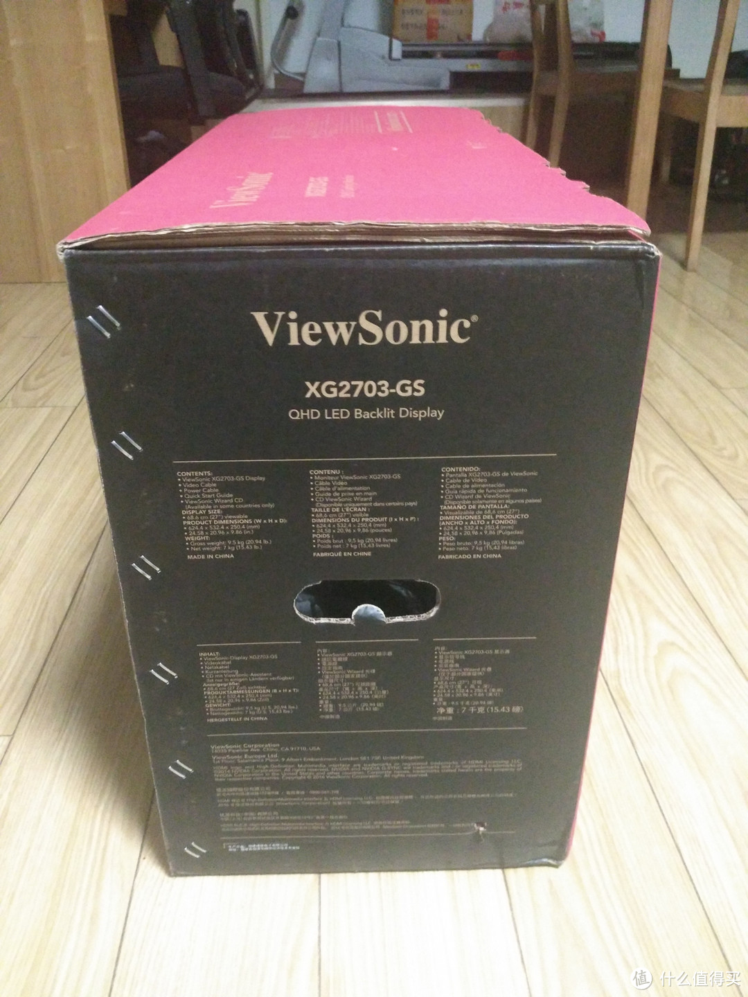 久违的三只小鸟 — ViewSonic 优派 XG 2703-GS 显示器 开箱