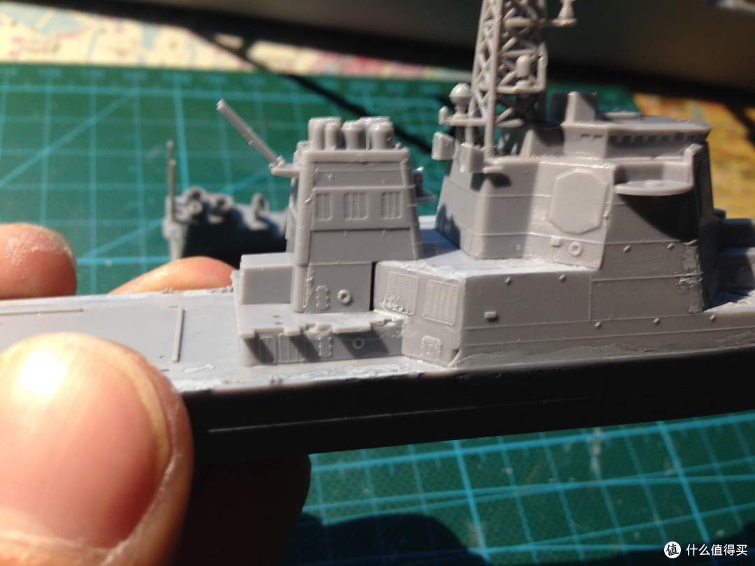 看完柯南后的冲动：长谷川1/700雾岛号驱逐舰模型