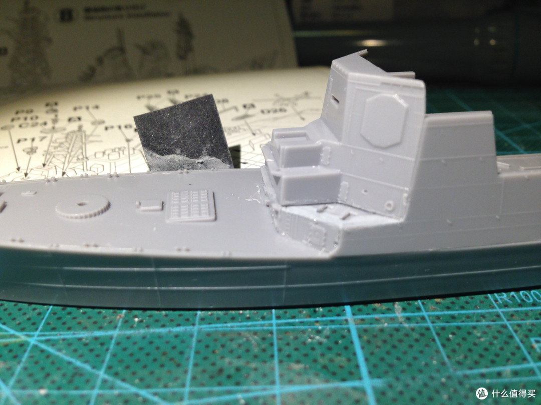 看完柯南后的冲动：长谷川1/700雾岛号驱逐舰模型
