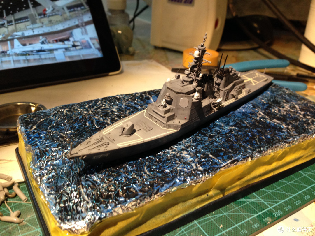 看完柯南后的冲动：长谷川1/700雾岛号驱逐舰模型