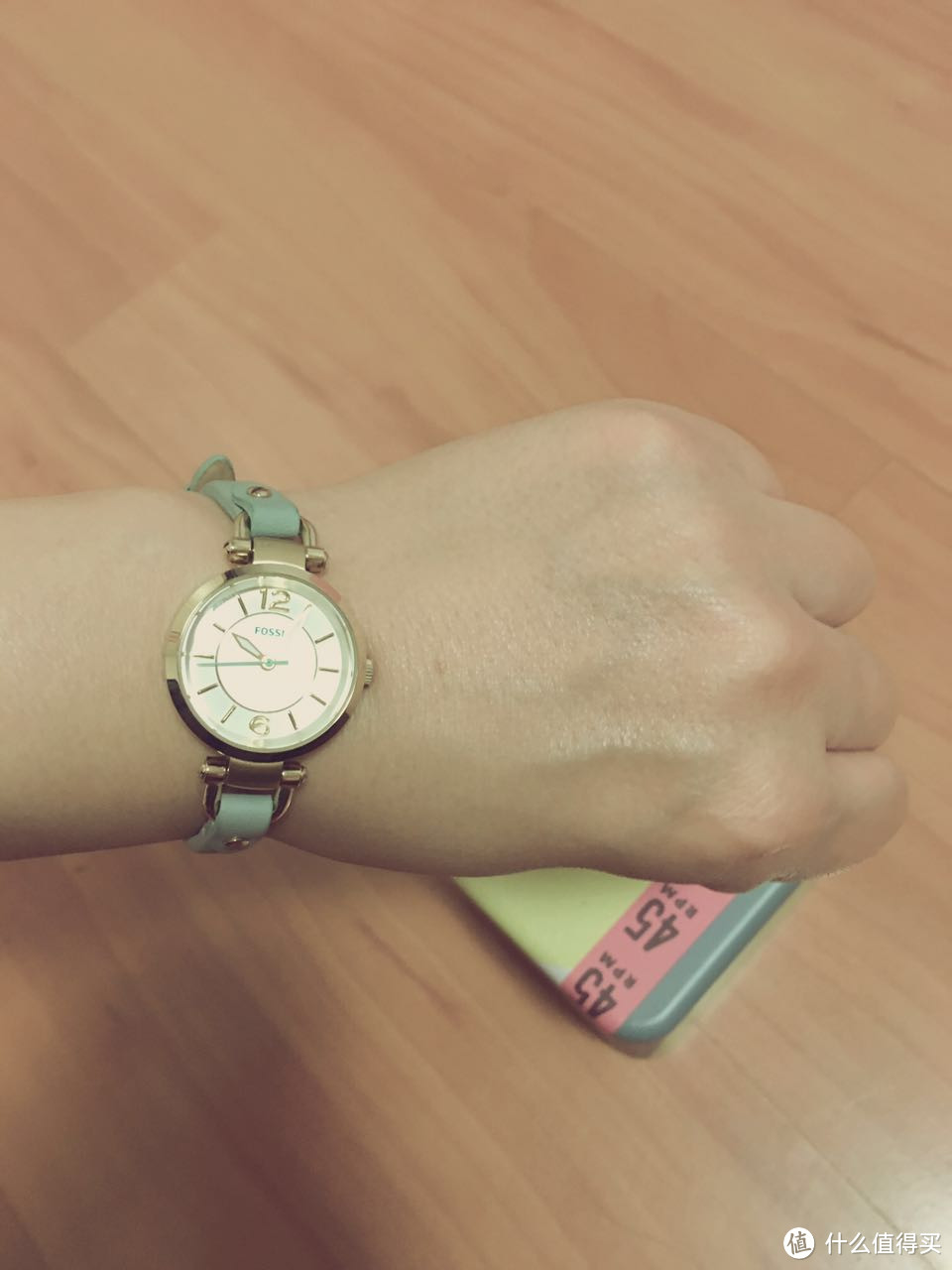 Fossil ES3999 绿色小清新女生时装腕表