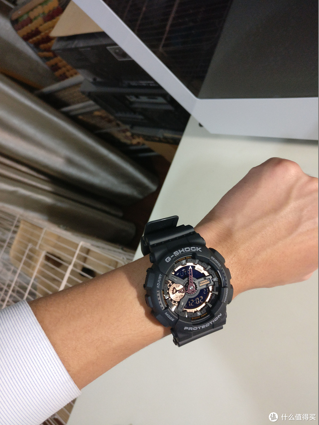 #原创新人#剁手节第一单：CASIO 卡西欧 G-SHOCK系列男表GA-110RG-1A