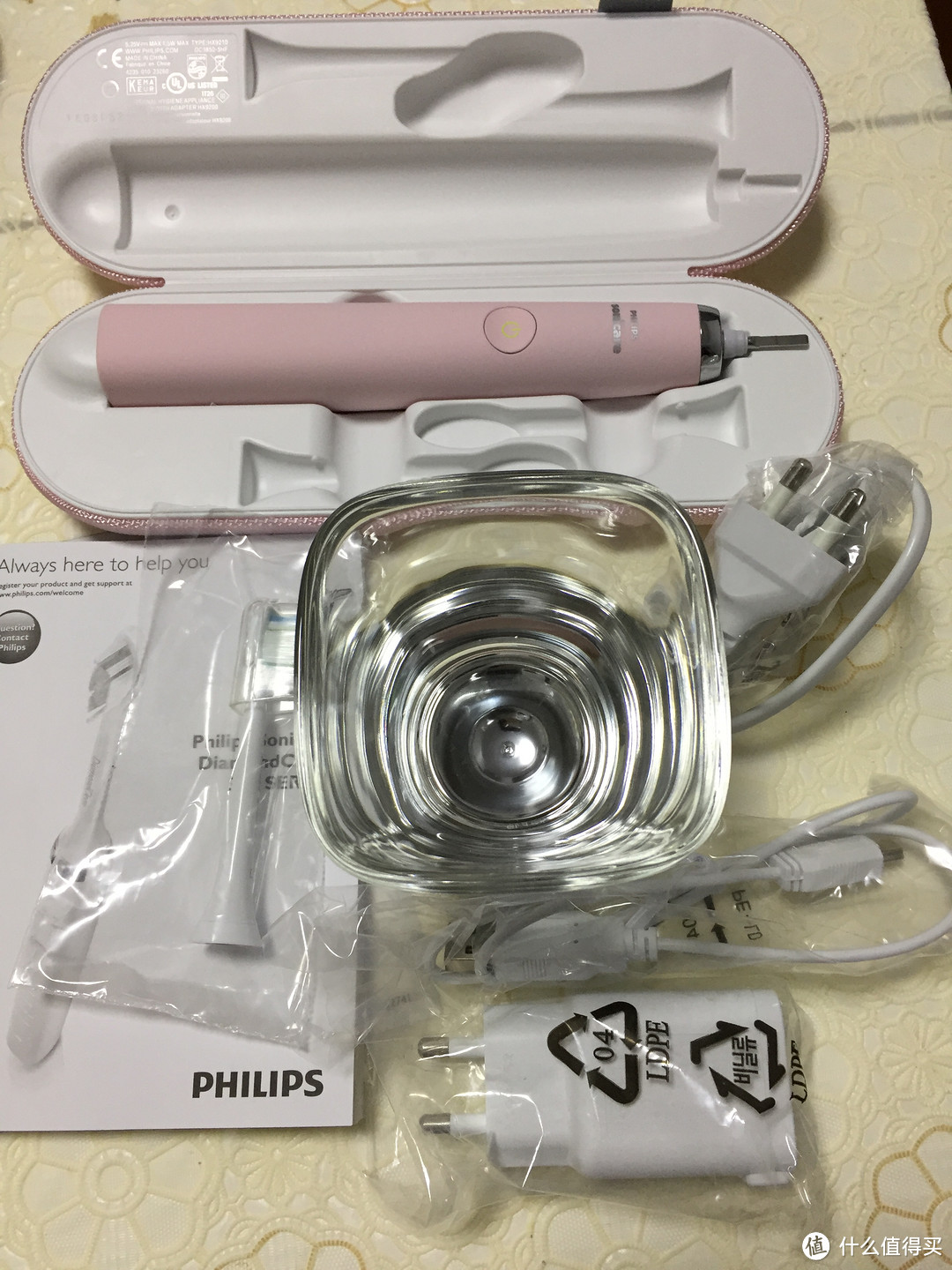 #原创新人#用女神款牙刷，走女神（经）之路：PHILIPS 飞利浦 Sonicare DiamondClean 系列 电动牙刷