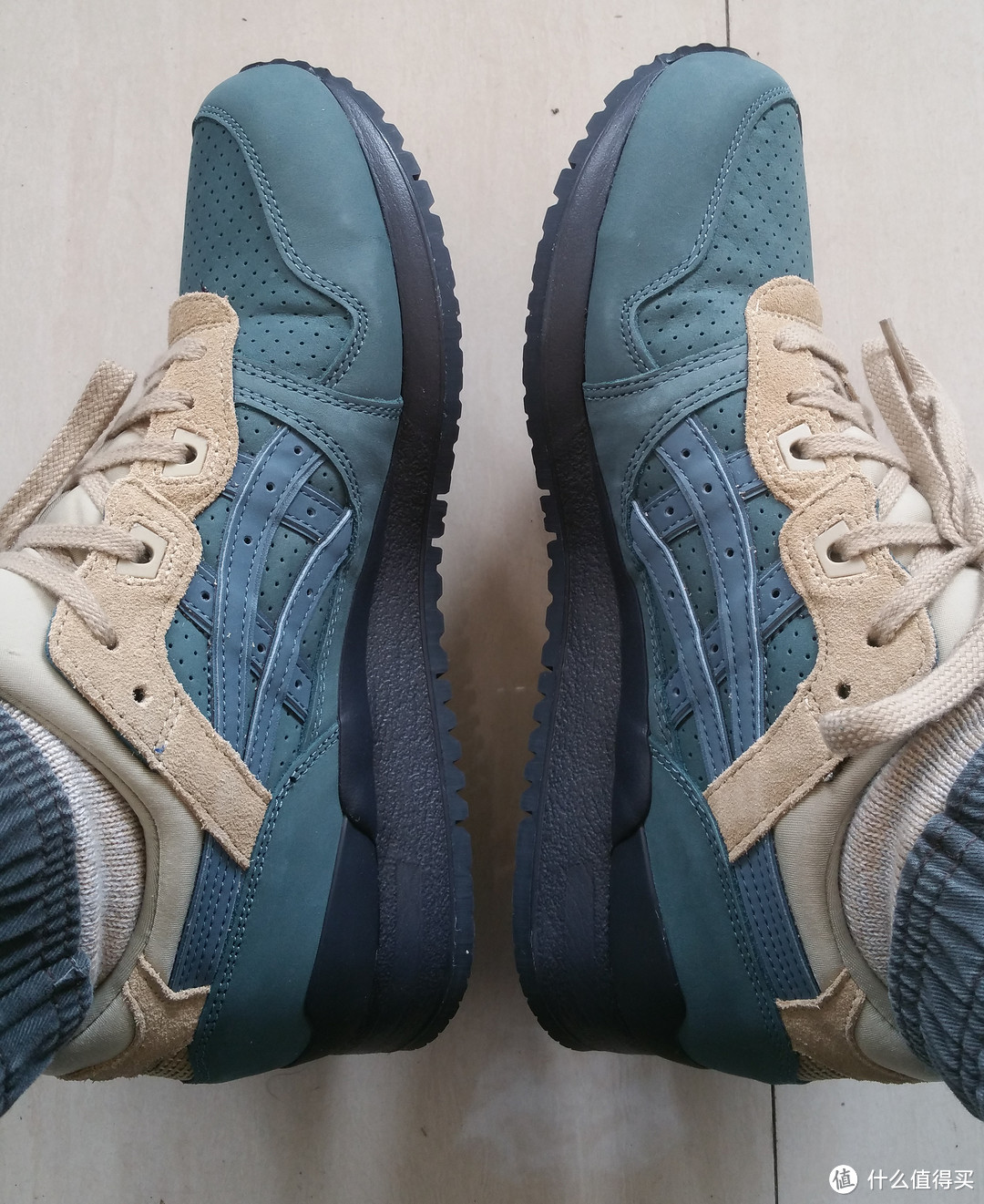 双十一战利品 asics GEL-LYTE III 蓝灰配色 H6W0L