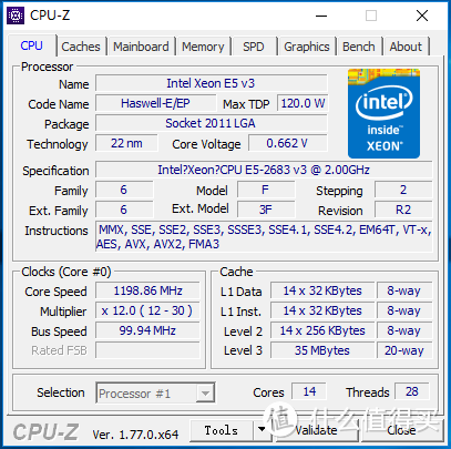 CPU-Z，正式版R2步进