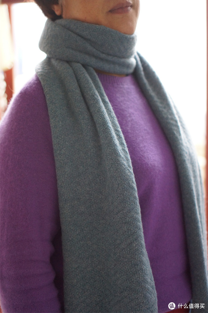 冬季保暖双十一撸的羊毛：MUJI  无印良品 大号袖口披肩