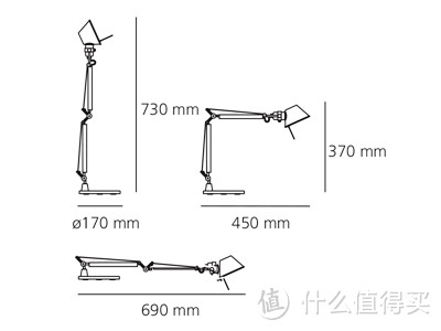 Artemide Tolomeo 台灯 简单晒单