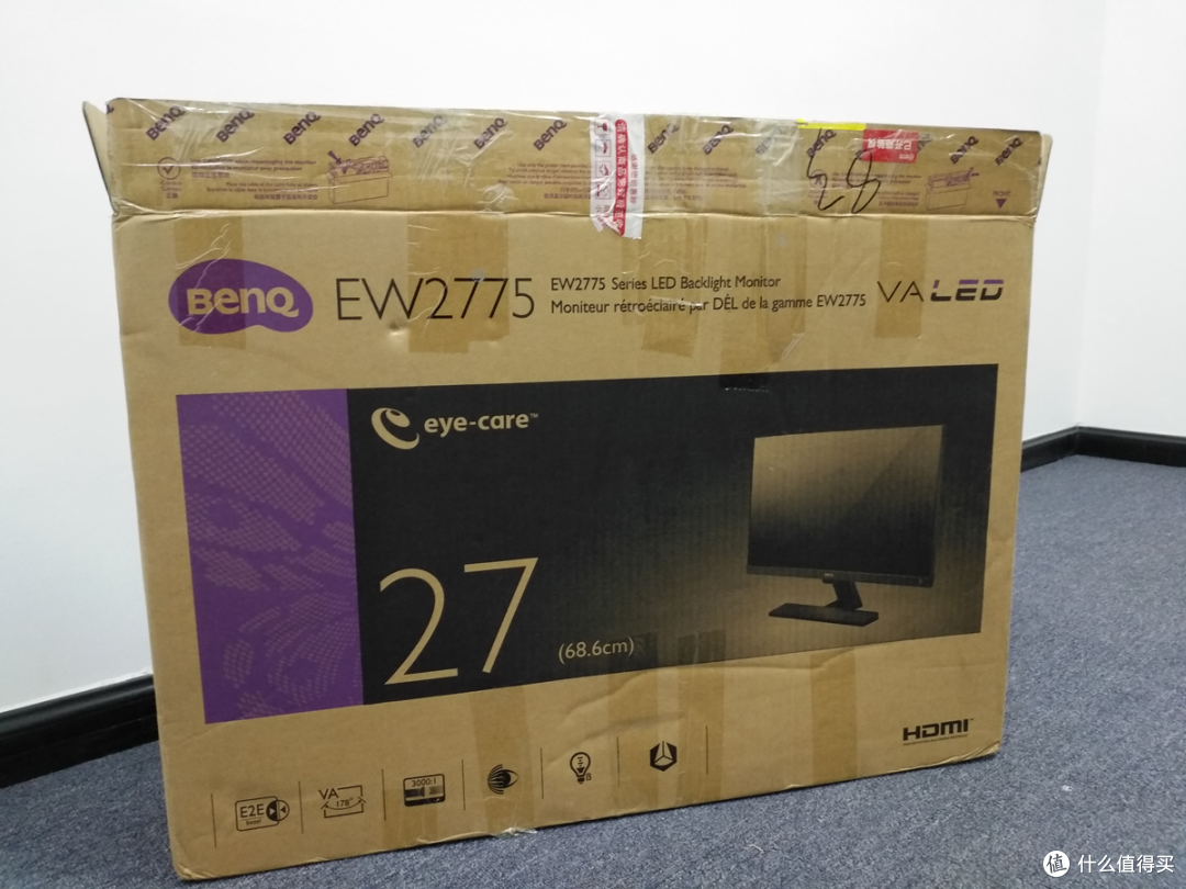 #原创新人#双十一入手BenQ 明基 EW2775ZH 显示器 开箱简测