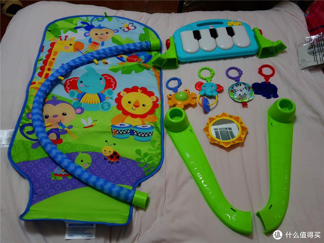 宝宝的十不闲：FisherPrice 费雪 婴儿钢琴游戏毯 益智玩具