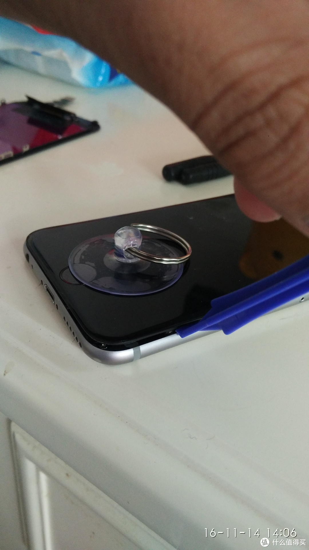 噗通一声掉水里：Apple 苹果 iPhone6 手动换屏、换尾插 全记录