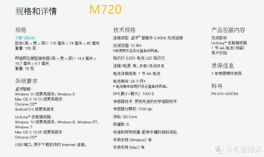 办公工具升级——Logitech M720 TRIATHLON 无线鼠标