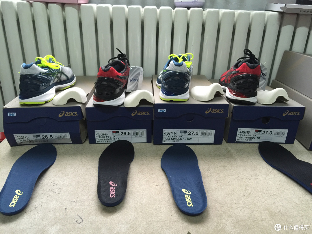重开:关于日版ASICS 亚瑟士 nimbus18 标准宽度与SW宽度的比较