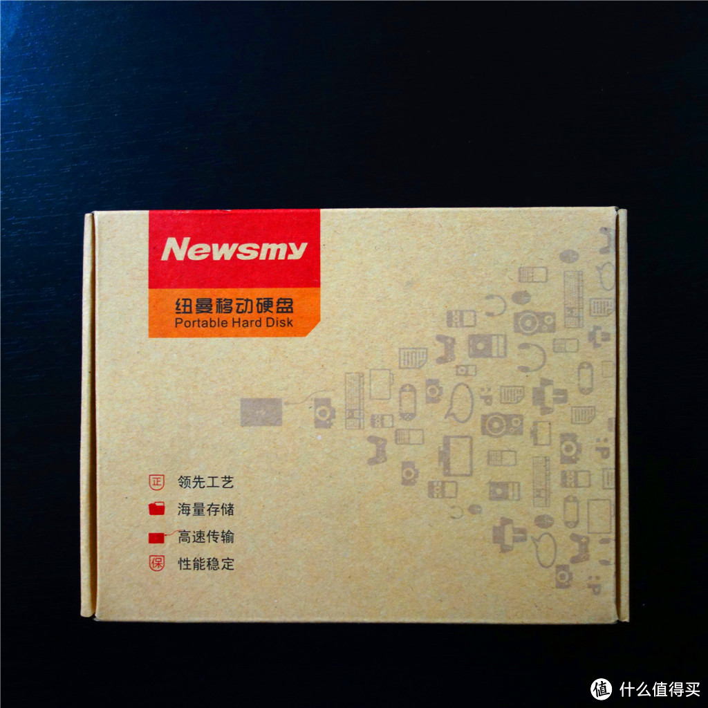 #本站首晒#Newsmy 纽曼 Mini Card 1.8英寸 60G 限量超薄版 移动硬盘 开箱试用