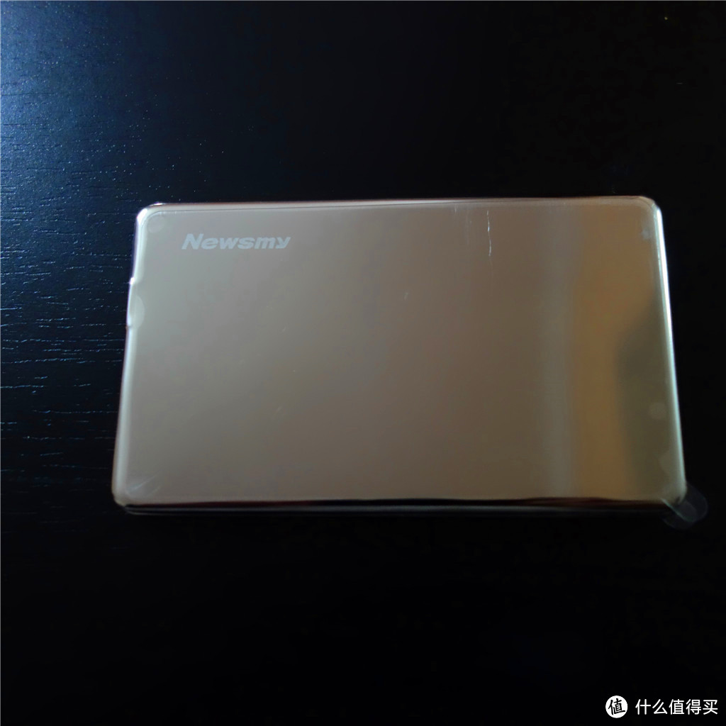 #本站首晒#Newsmy 纽曼 Mini Card 1.8英寸 60G 限量超薄版 移动硬盘 开箱试用