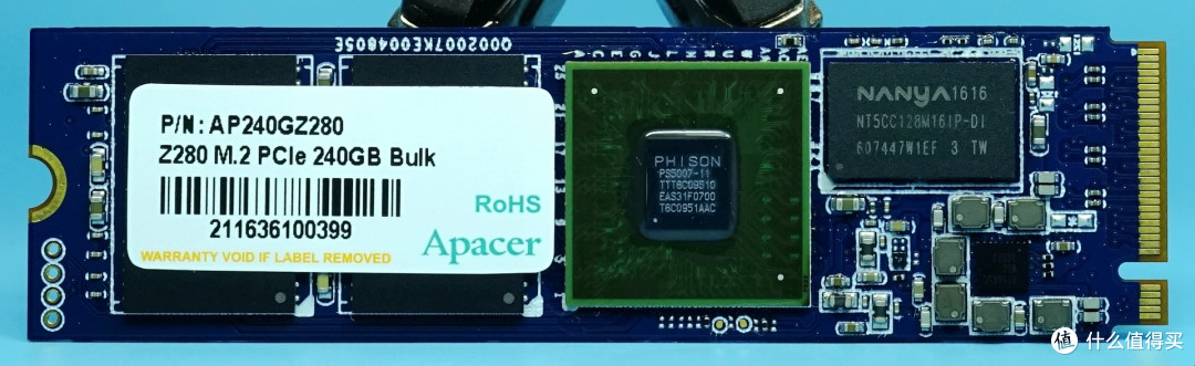 群联主控的逆袭?——Apacer 宇瞻 Z280 PCIE NVMe SSD 240G入手开箱和详测