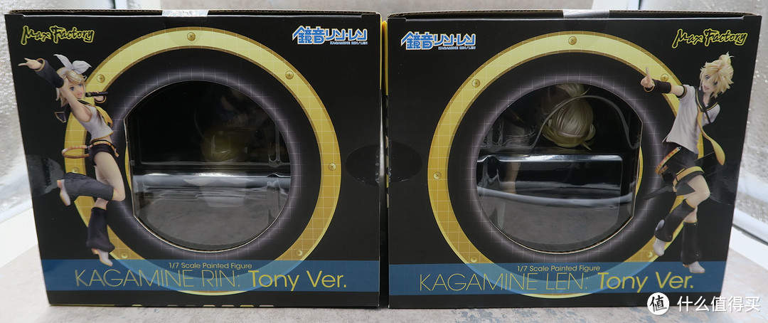 #本站首晒# 镜音铃 Tony Ver.&镜音连 Tony Ver.手办（含特典）