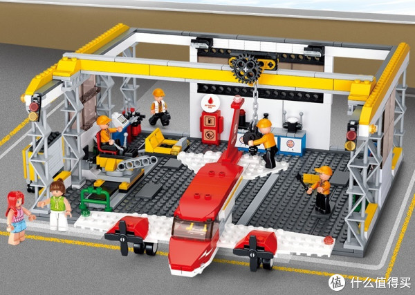 国产乐高式积木拼装 篇五:sluban 快乐小鲁班 航空天地系列之小型飞机