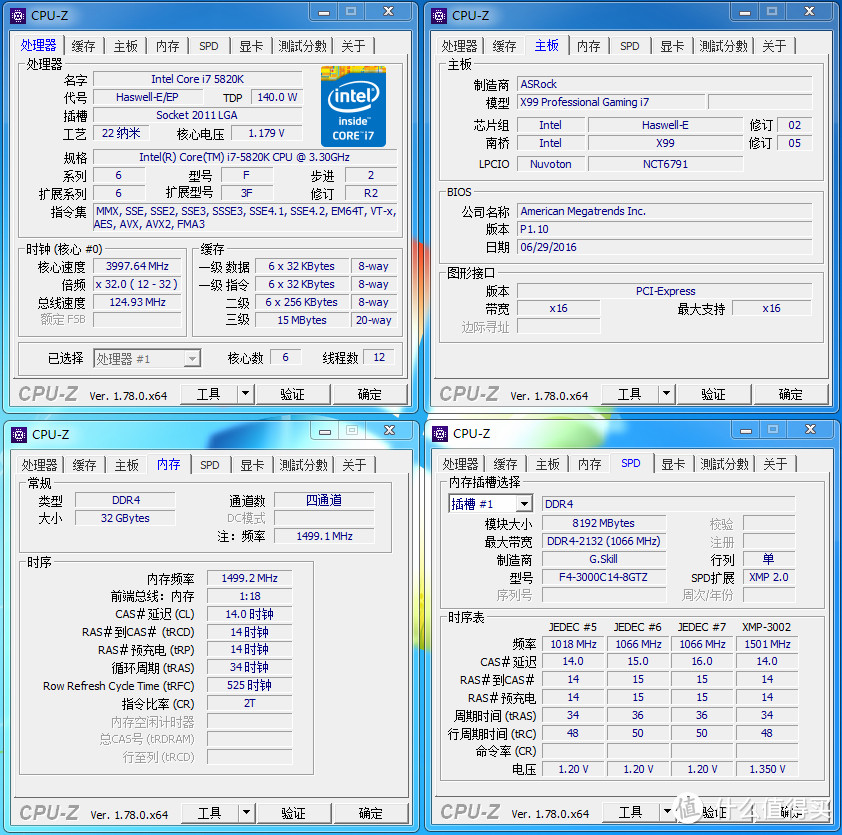 我的 i7-5820K + X99 Gaming 六核平台升级后续