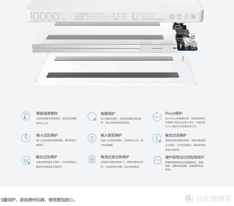 ZMI 紫米 QB810 双向快充 移动电源 开箱