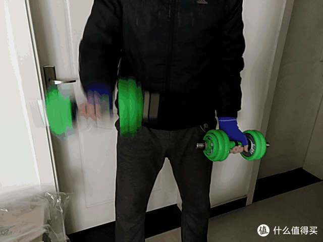 体重的警报!双11入手 飞尔顿 15kg 电镀哑铃杠铃组合套装