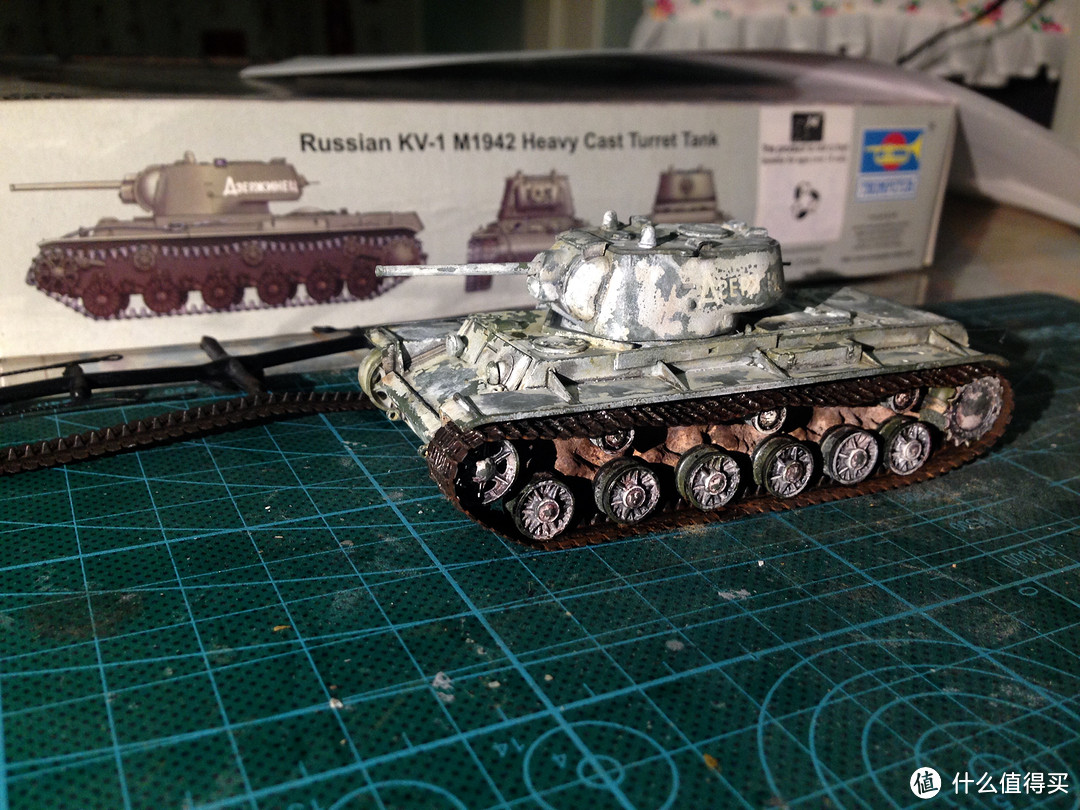 小比例也有好玩：Trumpeter 小号手 1/72 苏联KV1重型坦克模型