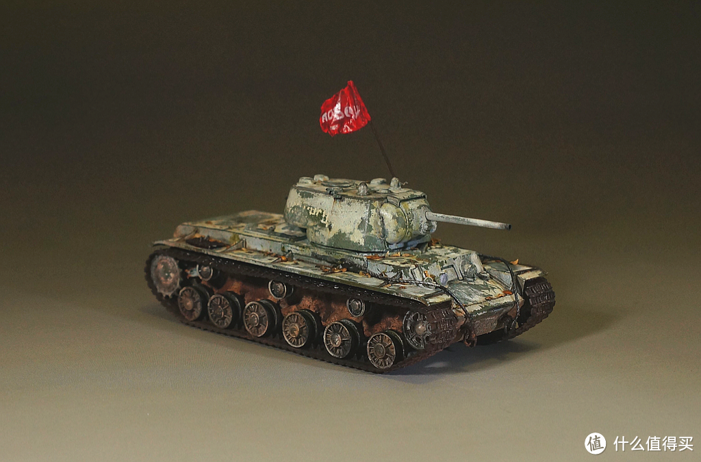 小比例也有好玩：Trumpeter 小号手 1/72 苏联KV1重型坦克模型