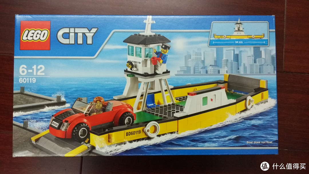LEGO 乐高 城市系列 汽车摆渡船 60119