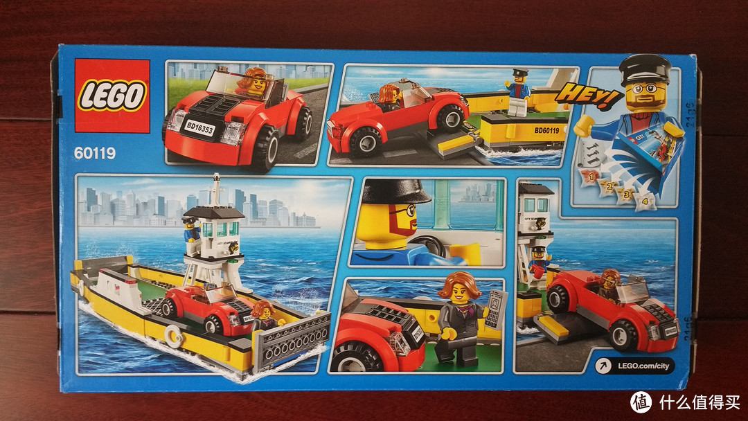 LEGO 乐高 城市系列 汽车摆渡船 60119