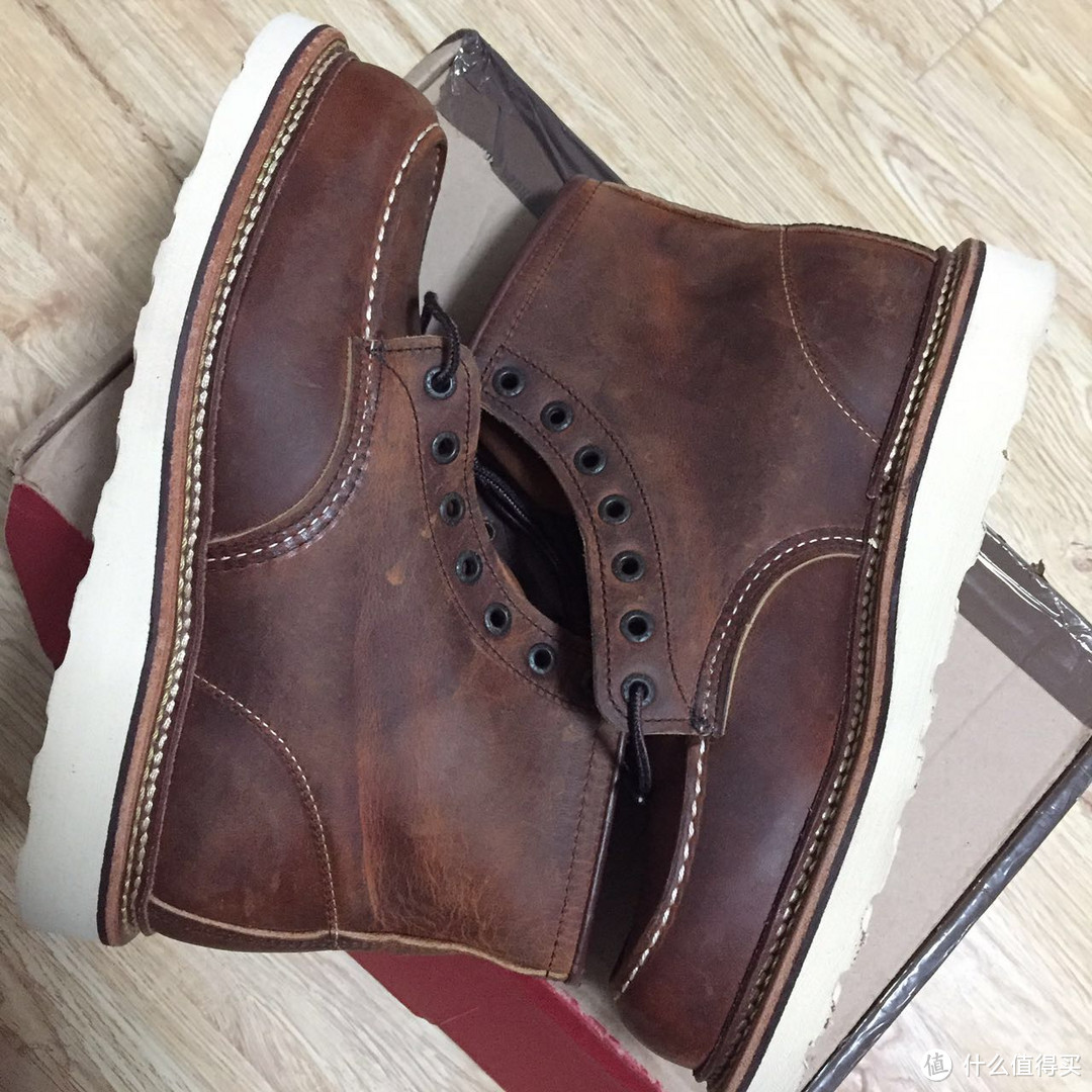 成为男神的路上不可缺少的 RED WING 红翼 Heritage系列 1907 男款真皮工装靴