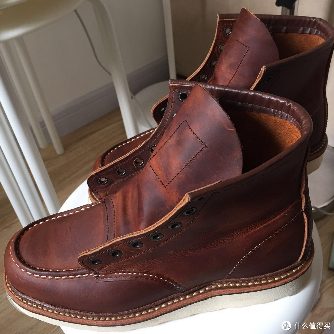 成为男神的路上不可缺少的 RED WING 红翼 Heritage系列 1907 男款真皮工装靴