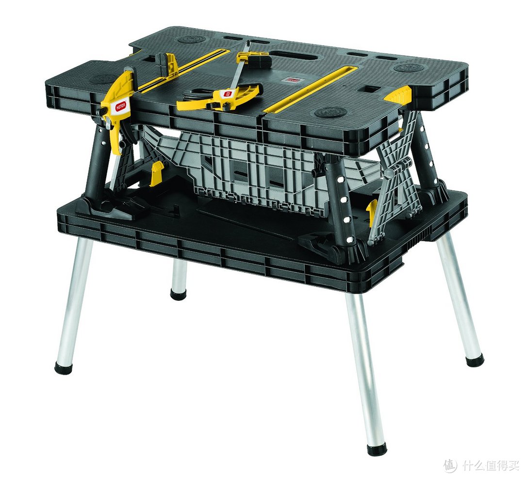 Keter 17182239 Folding Compact Workbench Work Table-折叠木工桌评测