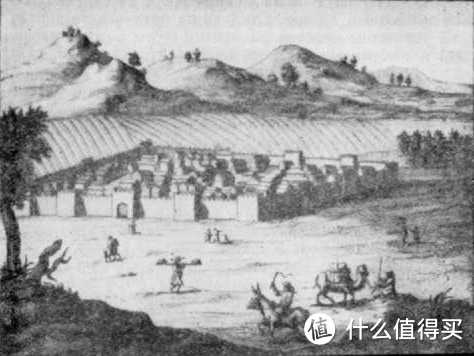 清朝时的张家口。图片：Wikipedia