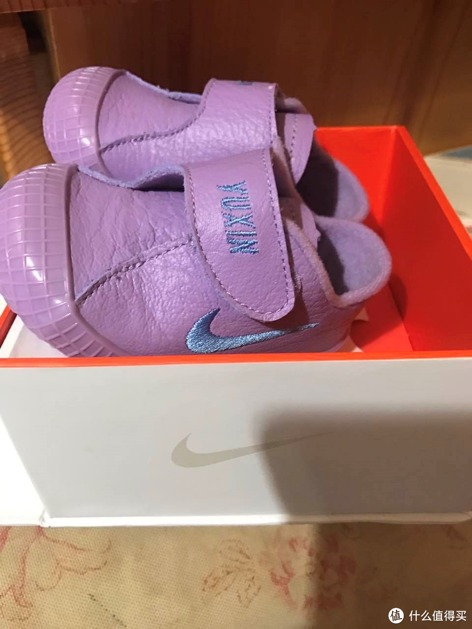 诱惑紫:宝宝的第一双 Nike Waffle 1 iD 婴童运动童靴 专属定制
