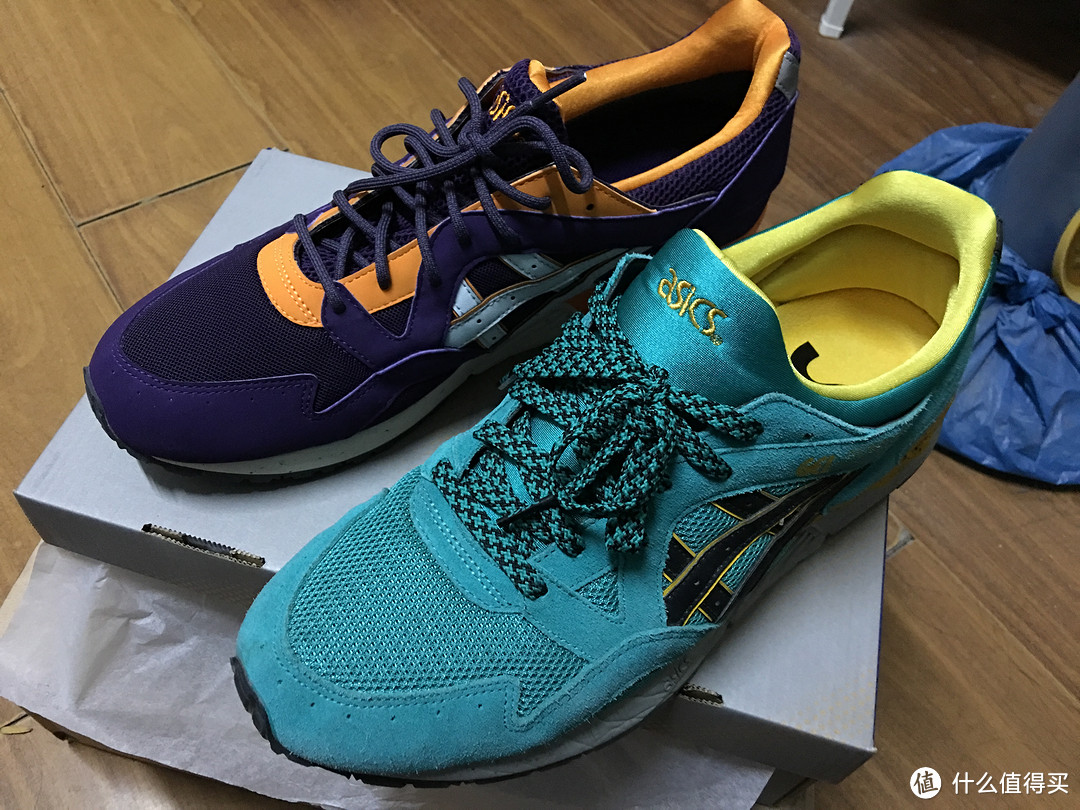 Asics 亚瑟士 Gel-Lyte V gtx 湖人配色 开箱&附尺码建议