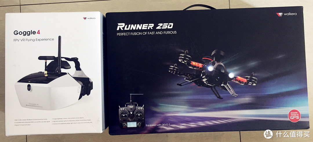 适合新手的穿越----华科尔Runner250pro航拍版+goggle4开箱