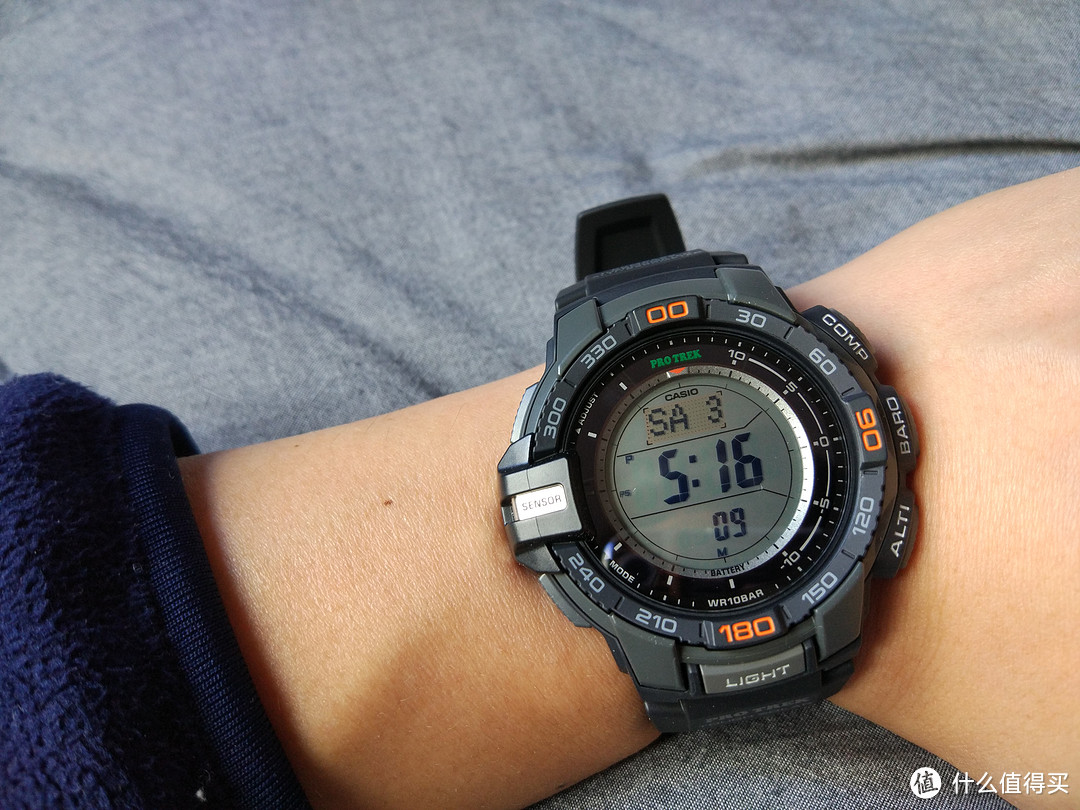 够用就好：CASIO 卡西欧 Men's PRG-270 Pro Trek 男款登山表