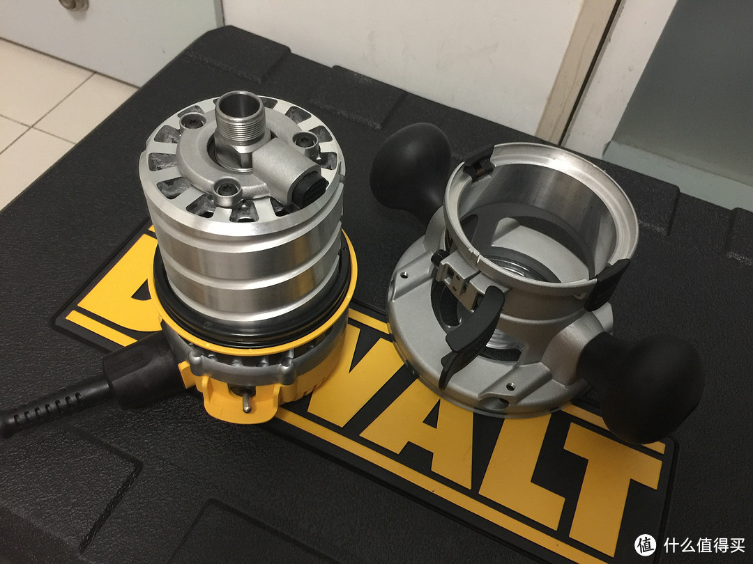 DEWALT 得伟 DW618B3 三底座套装 电木铣 试用评测